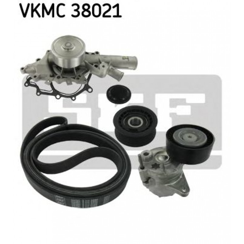 VKMC 38021 SKF - Насос охолоджуючої рідини + комплект зубчатого ремня